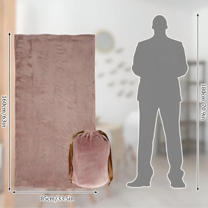 Warmtewereld™ Draadloze USB-warmteplaid van flanel voor twee personen