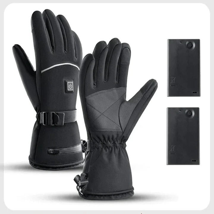 Warmtewereld™ Verwarmde motorhandschoenen met touchscreen vingertoppen