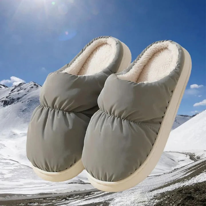 Warmtewereld™ Verwarmde USB-sloffen met antislipzool