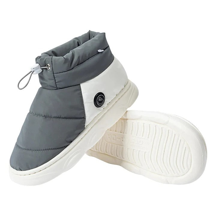 Warmtewereld™ Verwarmde pantoffels met antislipzool en 3 warmtestanden
