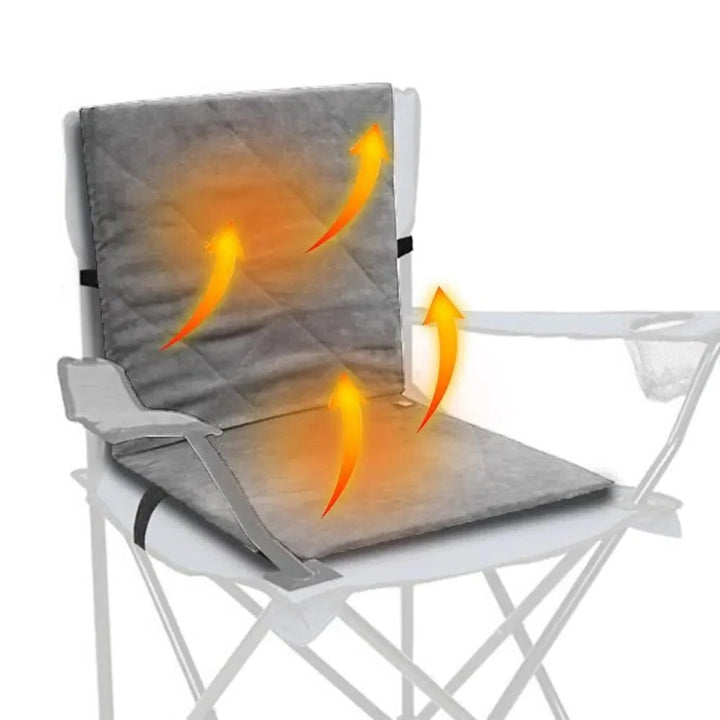 Warmtewereld™ Draagbaar warmtekussen voor op je stoel, 3 standen