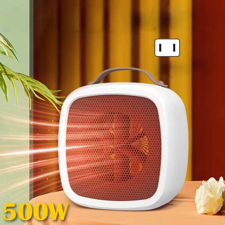 Warmtewereld™ Mini bureaukachel 500 W PTC, stil en snel warm