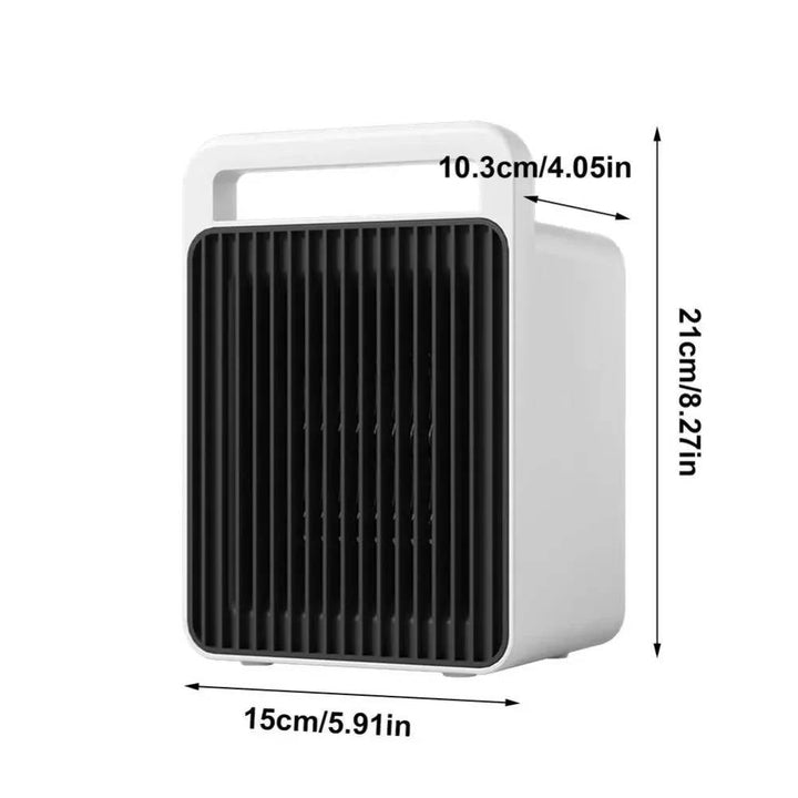 Warmtewereld™ Kleine draagbare ventilatorkachel 600 W keramisch