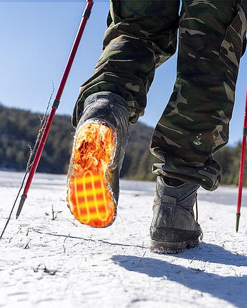 Warmtewereld™ Verwarmde inlegzolen van carbonvezel met USB, op maat te knippen
