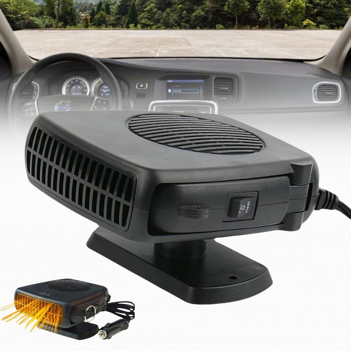 Warmtewereld™ Keramische autoventilatorkachel 12V met 2 standen