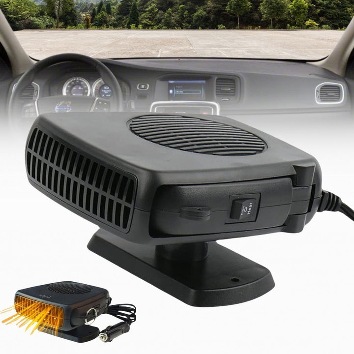 Warmtewereld™ Keramische autoventilatorkachel 12V met 2 standen