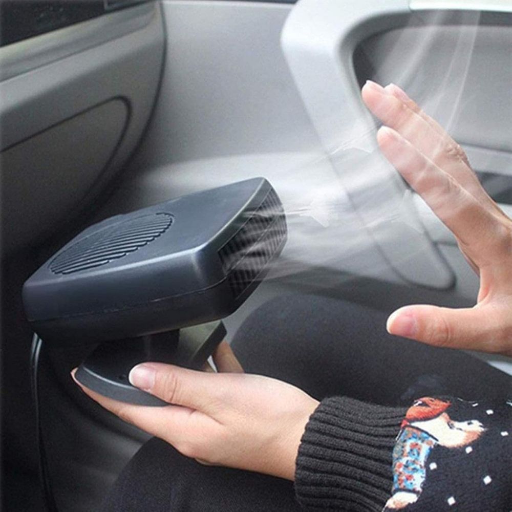 Warmtewereld™ Keramische autoventilatorkachel 12V met 2 standen