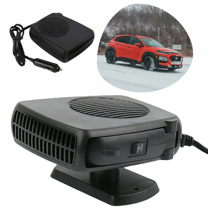 Warmtewereld™ Keramische autoventilatorkachel 12V met 2 standen