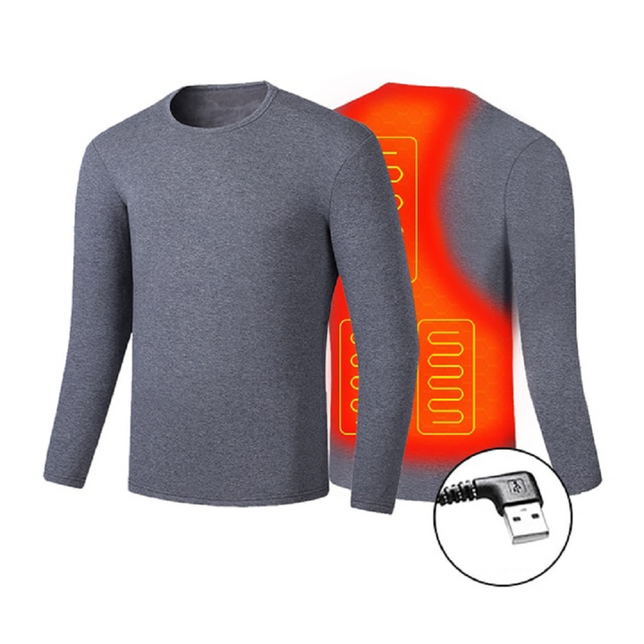 Warmtewereld™ Verwarmd thermo-ondergoed met USB en platte naden