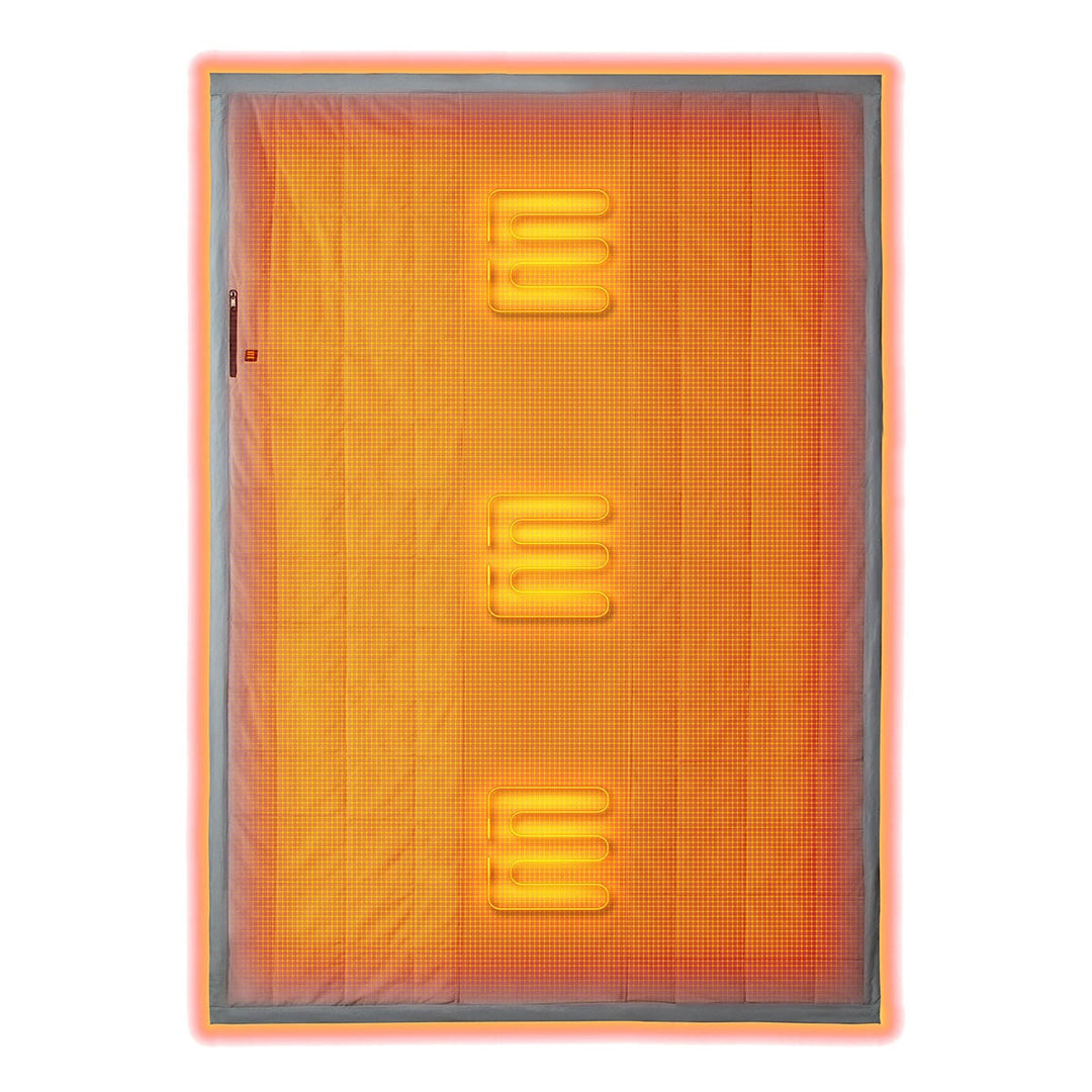 Warmtewereld™ Verwarmde buitendeken met ingebouwde powerbank en 3 zones