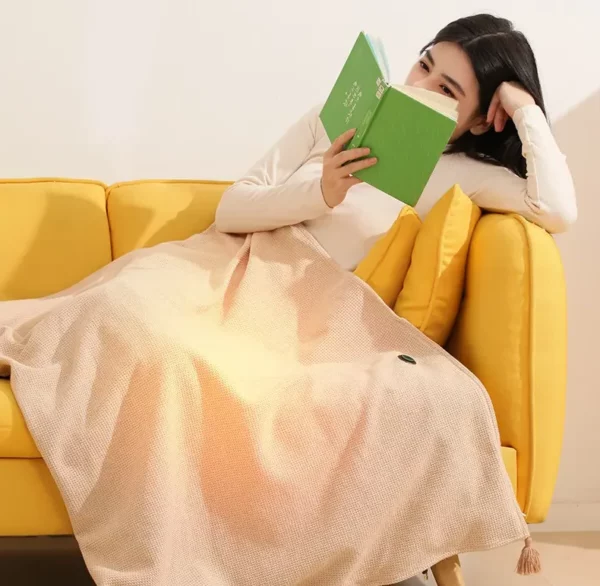 Warmtewereld™ Verwarmde omslagdoek met USB en warmte in 15 seconden