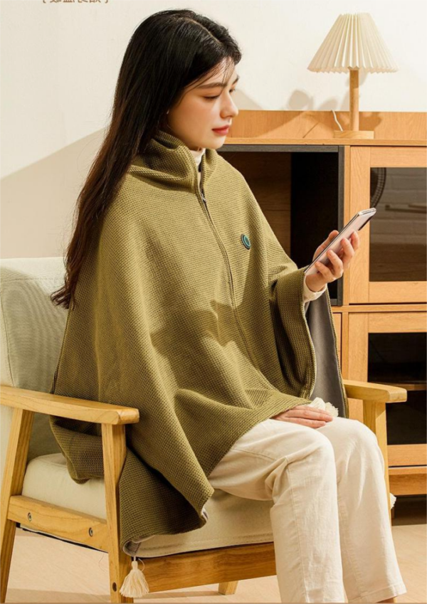 Warmtewereld™ Verwarmde omslagdoek met USB en warmte in 15 seconden