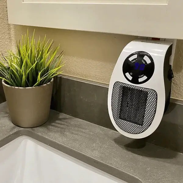 Warmtewereld™ Digitale minikachel 500W met ledscherm en timer