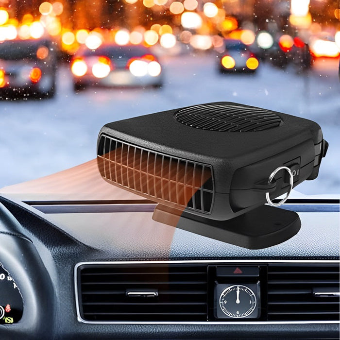 Warmtewereld™ Draagbare autokachel 12V met antislip 360° voet