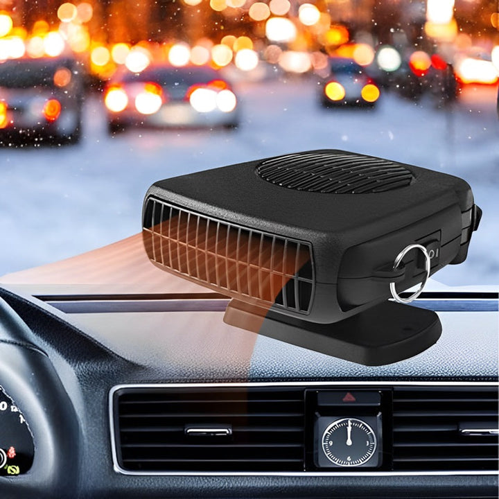 Warmtewereld™ Draagbare autokachel 12V met antislip 360° voet