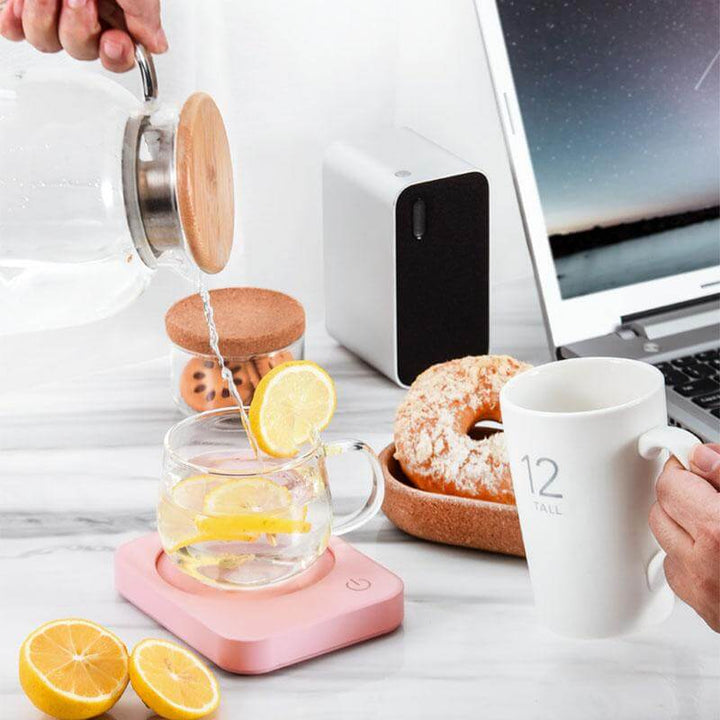 Warmtewereld™ Bekerwarmer met aan/uit-knop, lampje en extra lang snoer