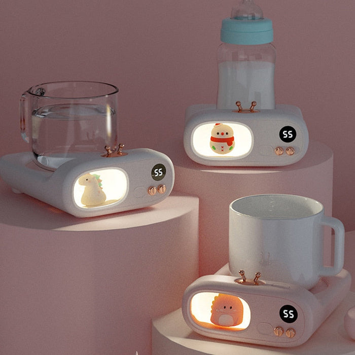 Warmtewereld™ Schattige bekerwarmer met dierenmotief voor koffie en thee