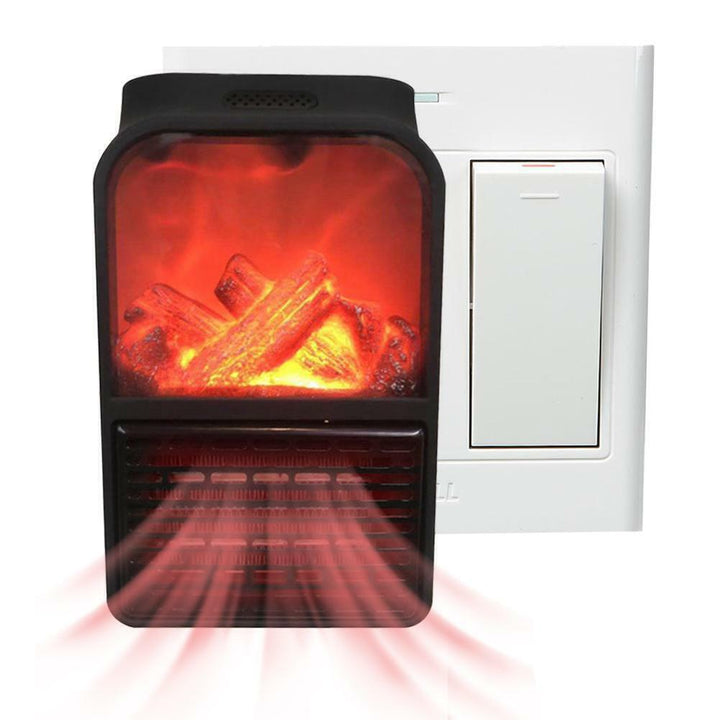 Warmtewereld™ Stopcontactkachel met vlameffect, afstandsbediening en timer