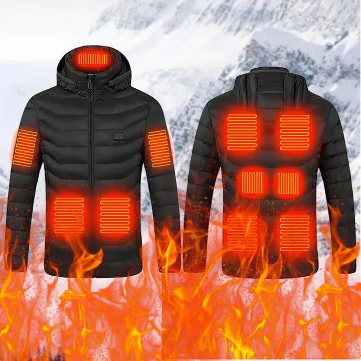 Warmtewereld™ Verwarmde winterjas unisex met 3 warmtestanden