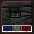 Warmtewereld™ Verwarmde bodywarmer met 13 warmtezones en carbonvezel