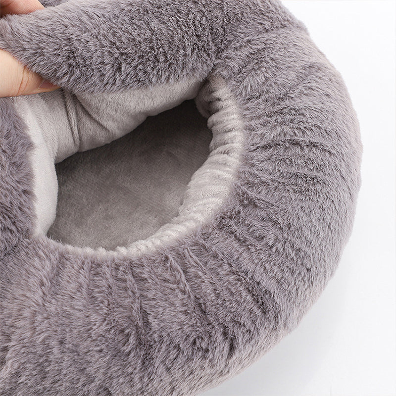Warmtewereld™ Verwarmde pluche voetenwarmer die snel warm wordt