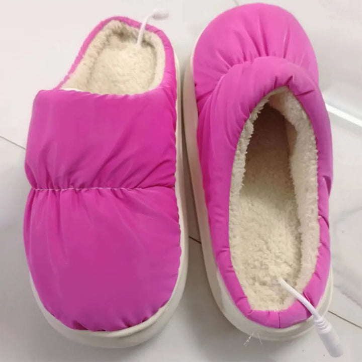 Warmtewereld™ USB-verwarmde pantoffels van zachte pluche