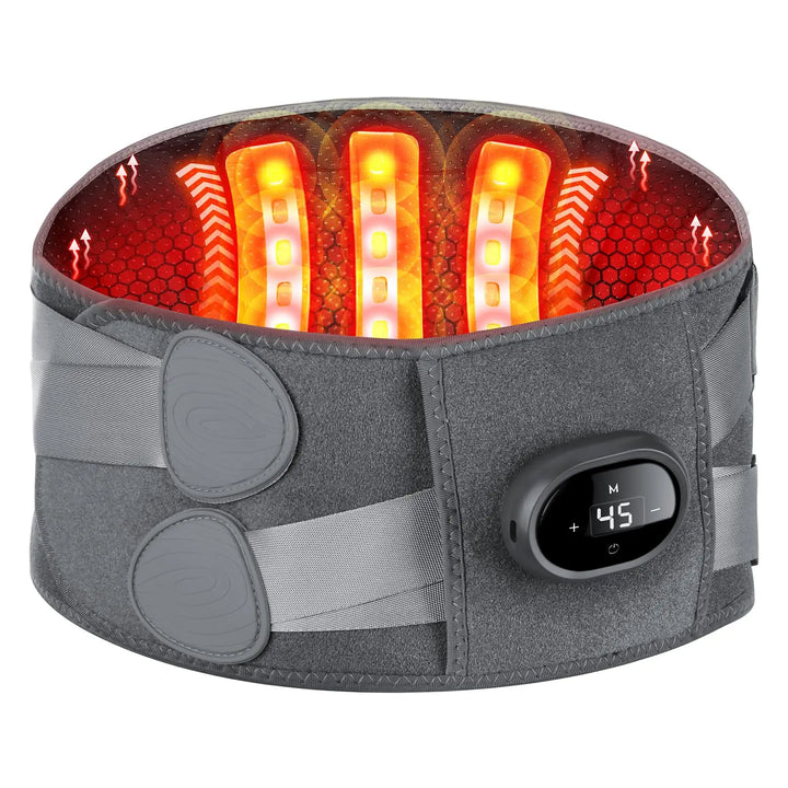 Warmtewereld™ Draadloze warmteband voor je onderrug met trilfunctie