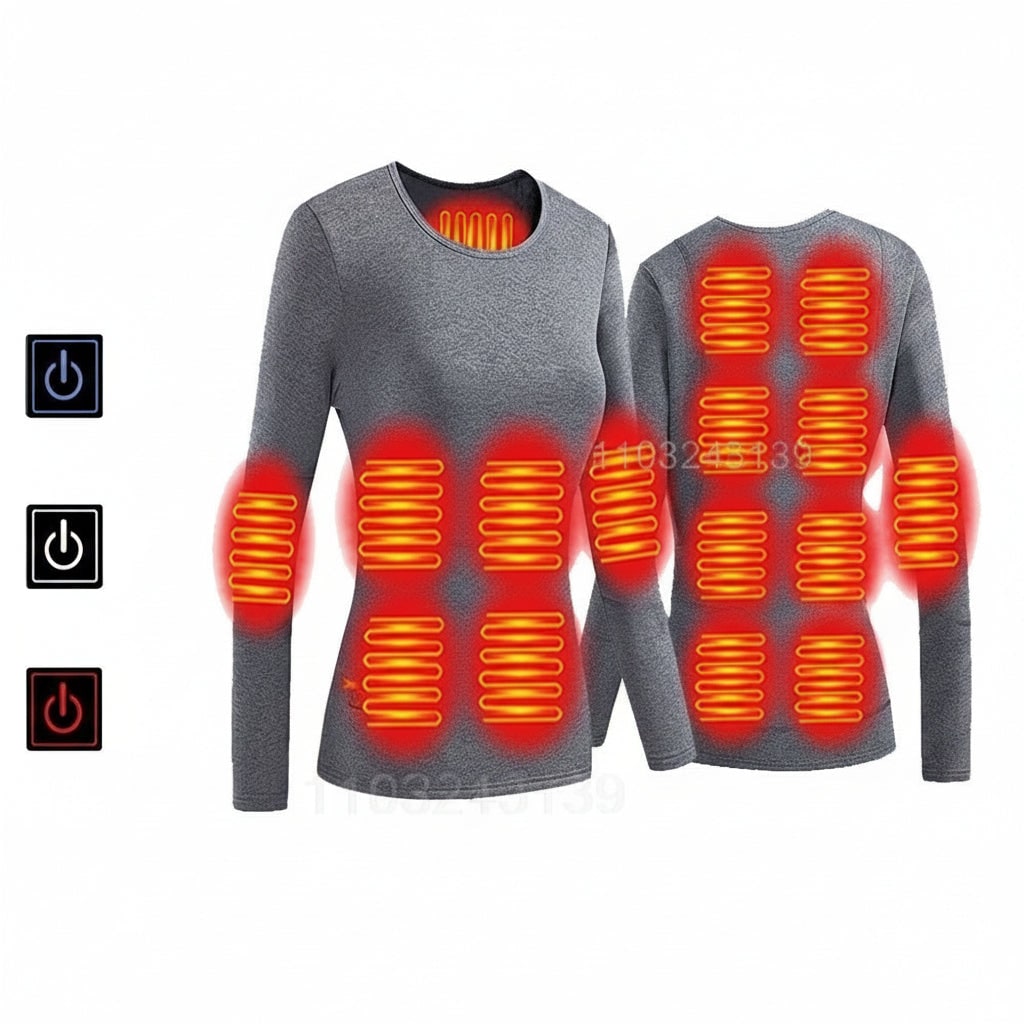 Warmtewereld™ USB-verwarmd thermo-ondergoed met warmtezones