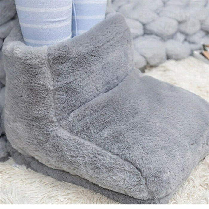Warmtewereld™ Voetenwarmer van zacht pluche met USB-verwarming