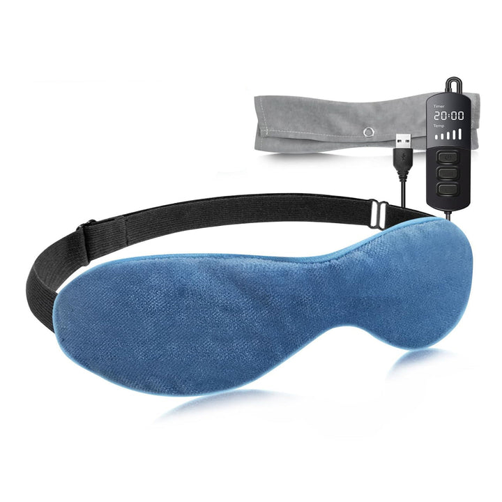 Warmtewereld™ Verwarmd katoenen oogmasker met grafeen en vijf warmtestanden